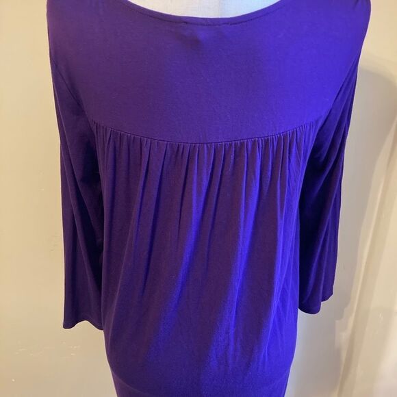 Cupio purple v-neck tunic - Picture 4 of 10